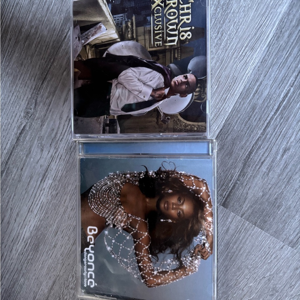 Chris Brown and Beyoncé CD Collection